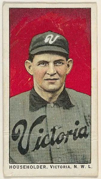Householder, Victoria, Northwestern League, from the "Obak Baseball Players" set (T212), issued by the American Tobacco Company to promote Obak Mouthpiece Cigarettes — American Tobacco Company