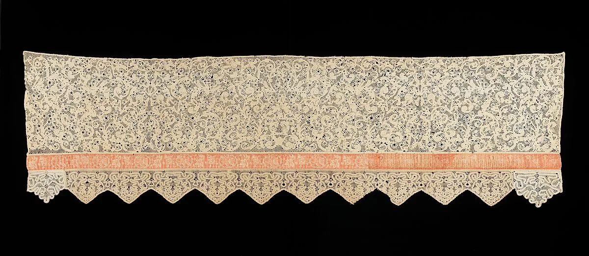Bed curtain border — Unknown