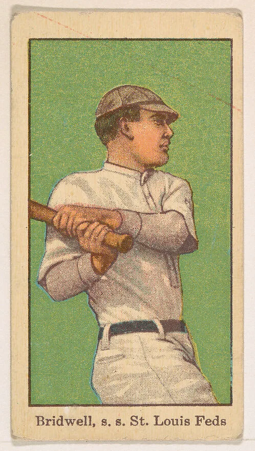 Bridwell, Shortstop, St. Louis, Federal League, from the Baseball Players series (D303), issued by the General Baking Company — General Baking Company