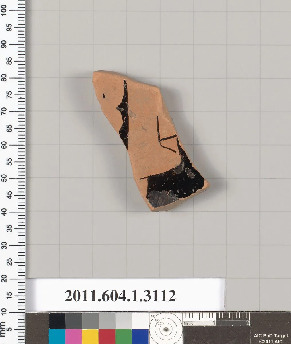 Terracotta fragment of a kylix (drinking cup) — Unknown