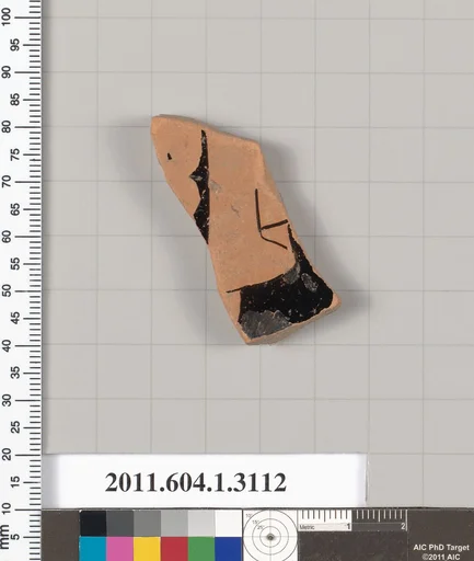 Terracotta fragment of a kylix (drinking cup)