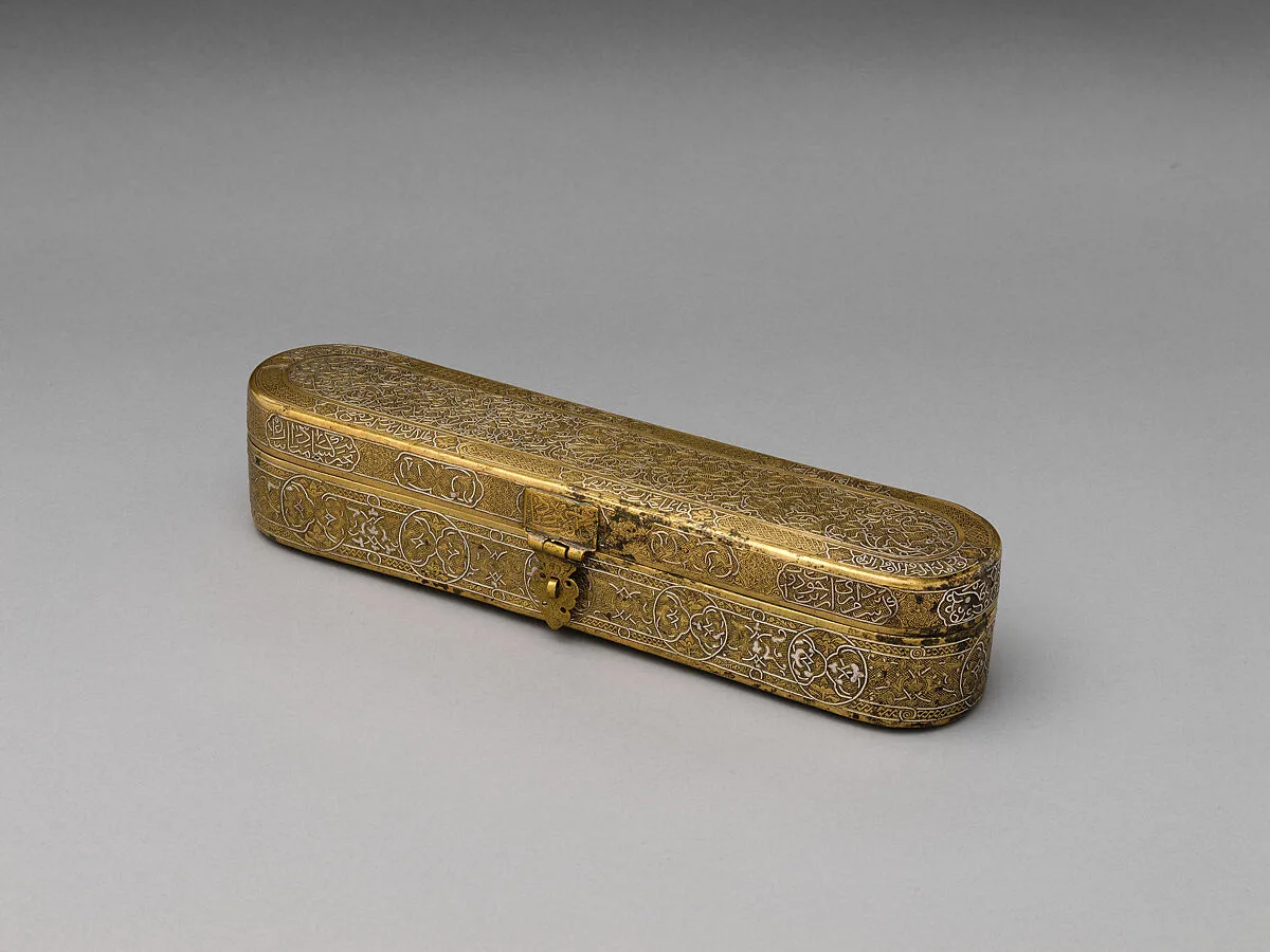 Inscribed Pen Box — Unknown