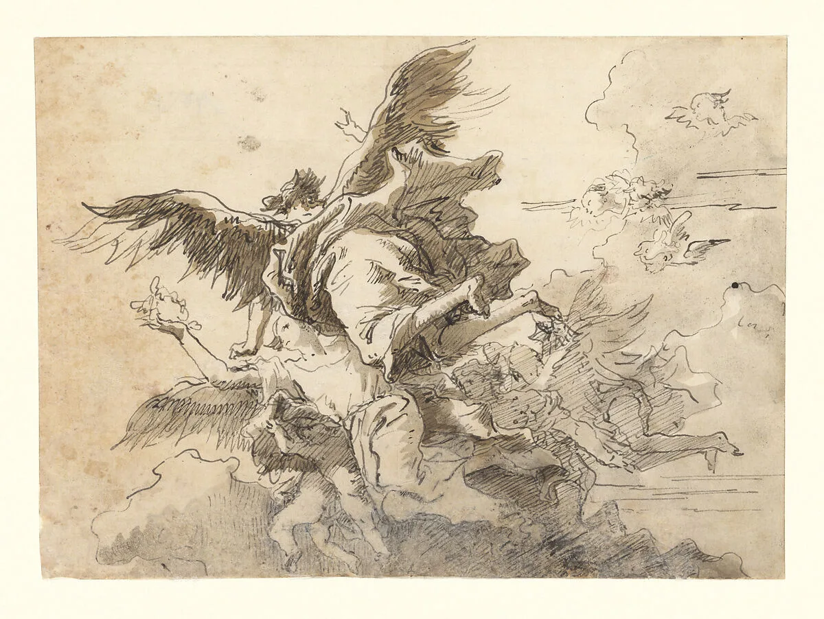 Angels in the Sky — Giovanni Domenico Tiepolo