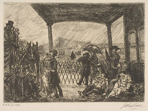 The Wake on the Ferry