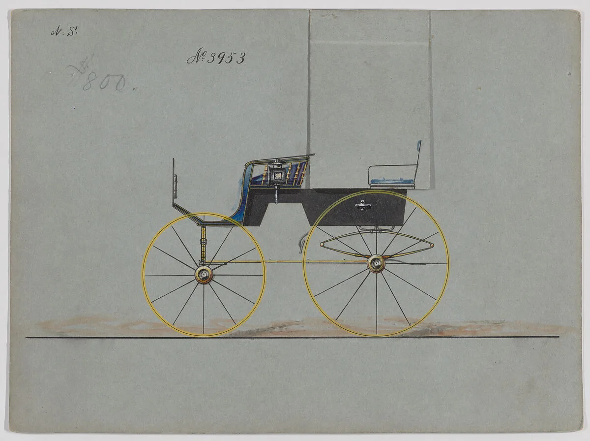 Design for T-Cart, no. 3953 — Brewster & Co.|Herman Stahmer