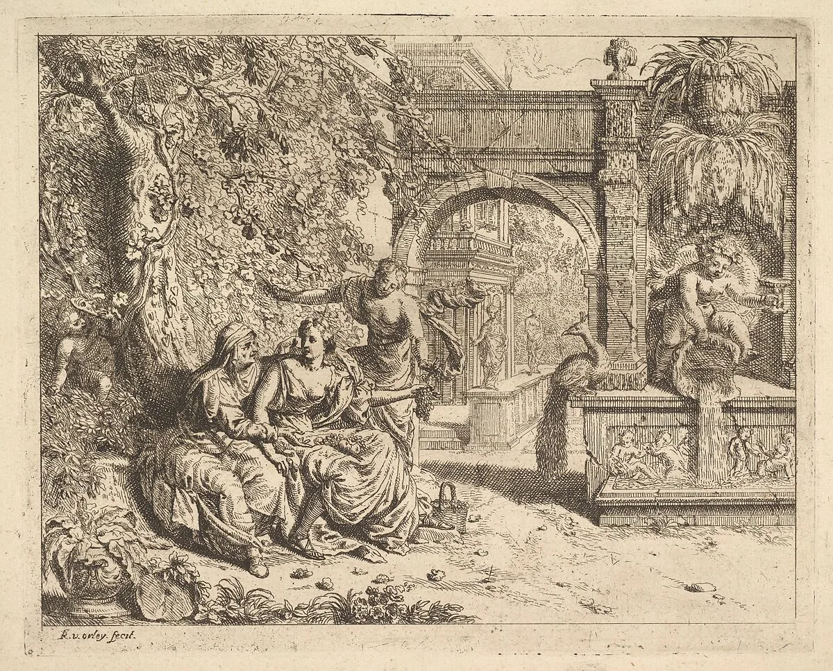 Vertumnus and Pomona — Richard van Orley