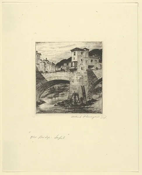 Old Bridge, Sospel — Albert E. Flanagan
