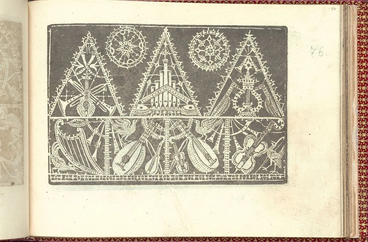 Corona delle Nobili et Virtuose Donne: Libro I-IV, page 76 (recto) — Cesare Vecellio