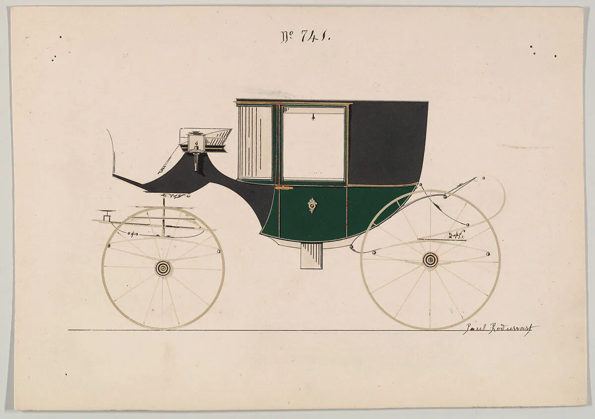 Design for Coupé, no. 741 — Brewster & Co.|Paul Rodissart