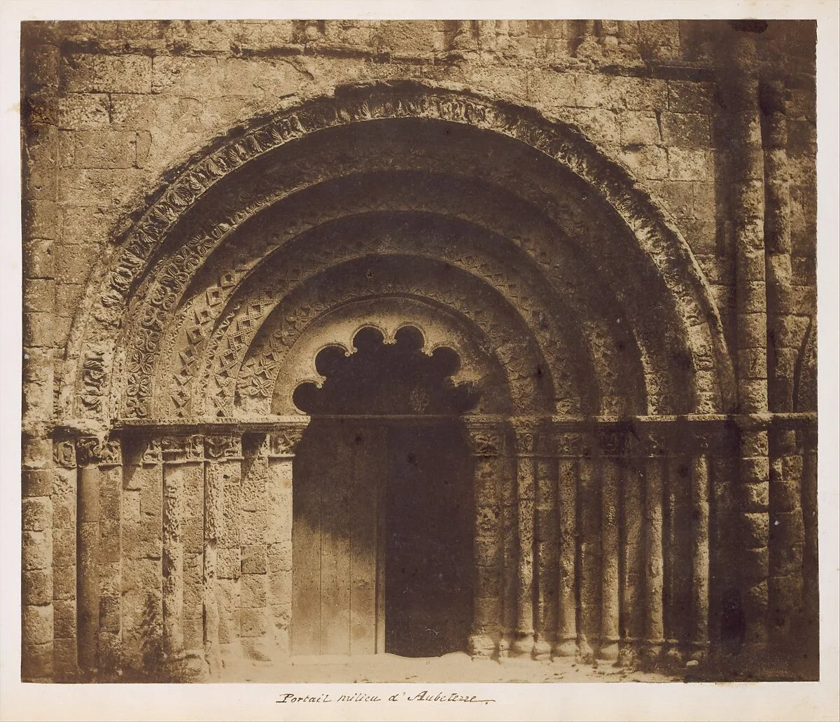 Portail milieu d'Aubeterre — Gustave Le Gray