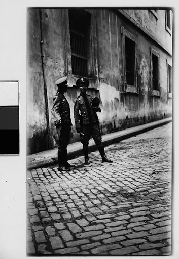 [Policemen on Street, Havana]