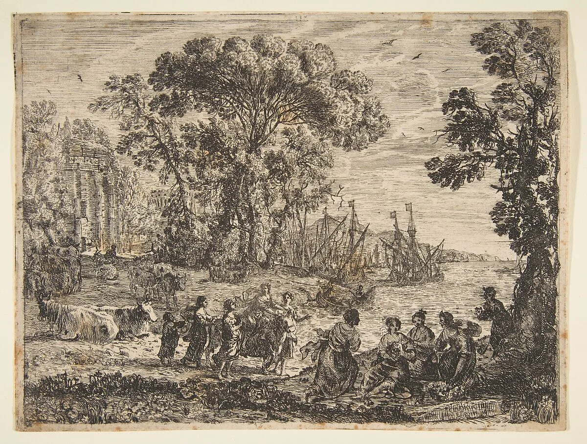 The Rape of Europa — Claude Lorrain (Claude Gellée)