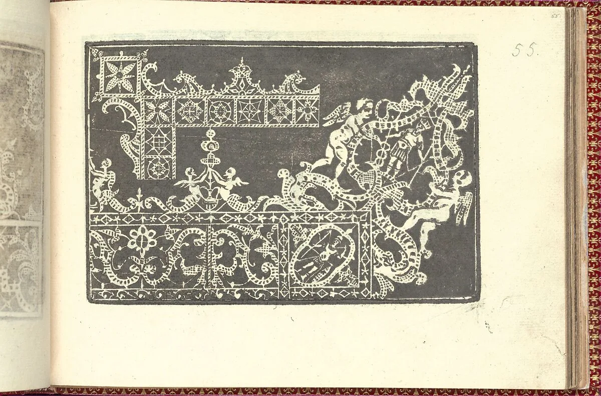Corona delle Nobili et Virtuose Donne: Libro I-IV, page 55 (recto) — Cesare Vecellio