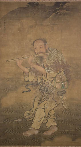 明 劉俊 韓湘子圖 軸|The Daoist Immortal Han Xiangzi