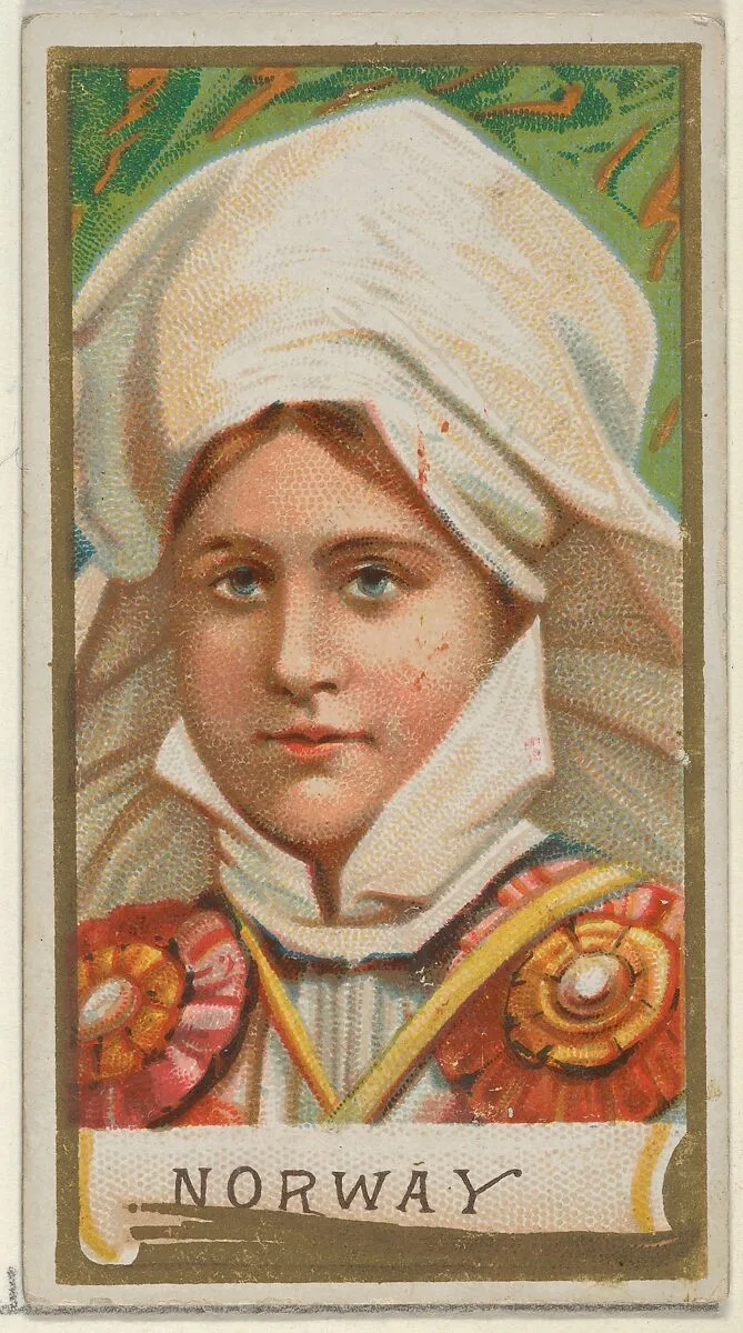 Norway, from the Types of All Nations series (N24) for Allen & Ginter Cigarettes — George S. Harris & Sons|Allen & Ginter