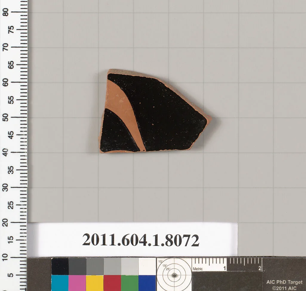 Terracotta fragment of a kylix (drinking cup) — Unknown