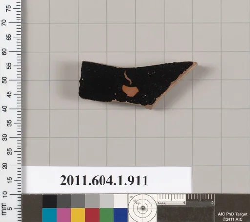 Terracotta fragment of a kylix (drinking cup)