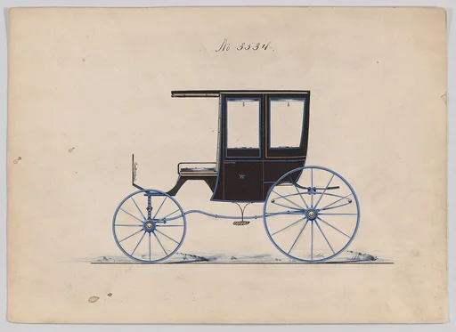 Design for 4 seat Rockaway, no. 3534
