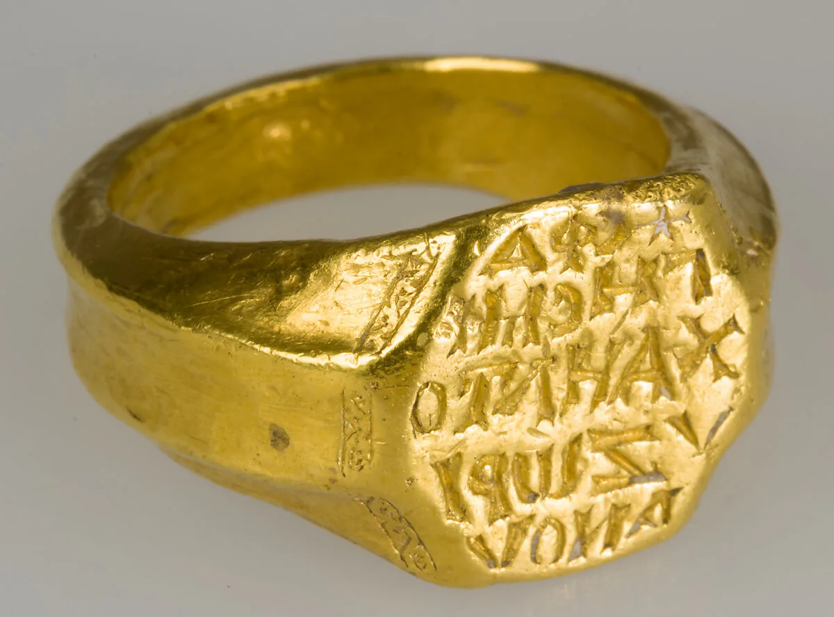 Gold Signet Ring of Michael Zorianos — Unknown