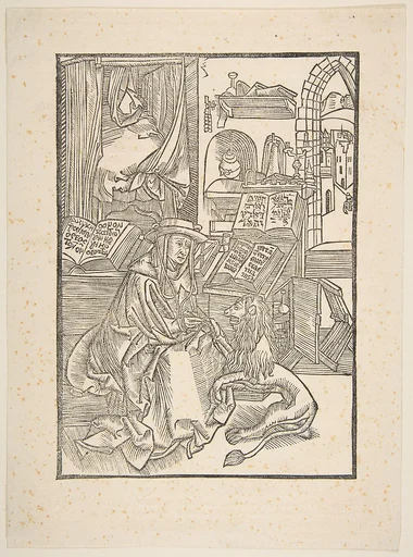 Saint Jerome Extracting a Thorn from the Lion's Foot, Lyons, 1508 (copy)