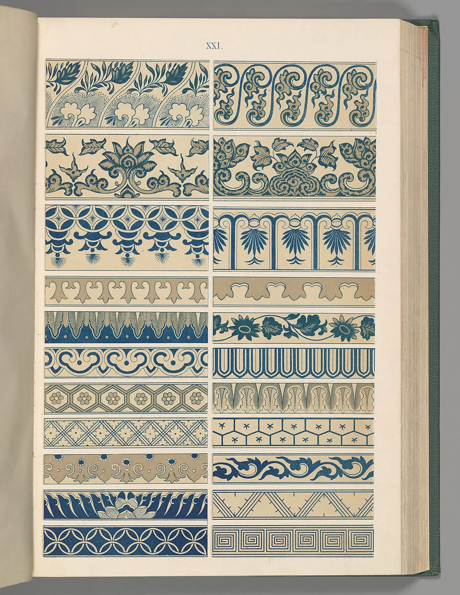 Examples of Chinese ornament selected from objects in the South Kensington Museum and other collections — S. & T. Gilbert|Owen Jones