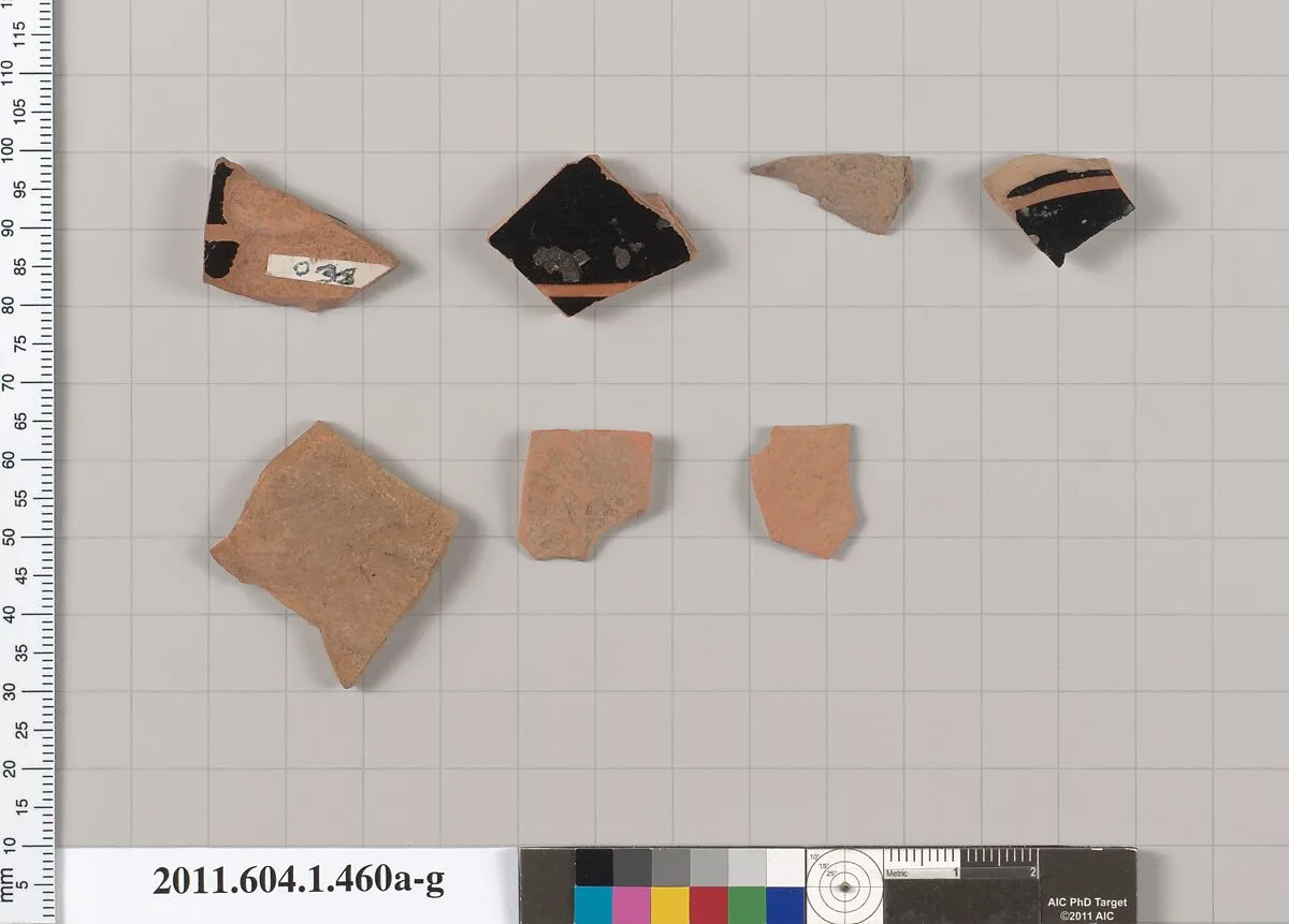 Terracotta fragments of kylikes (drinking cups) — Unknown