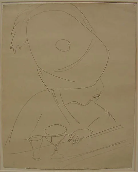 Woman at a Bar — Ernst Ludwig Kirchner