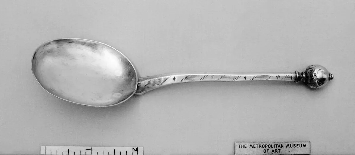 Acorn-top spoon — Unknown
