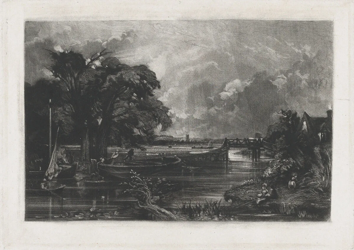 River Stour — David Lucas|John Constable