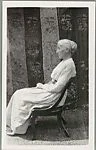 [Copy of Photograph Showing Seated Woman in Profile]