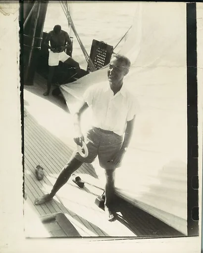 [Oliver Jennings Aboard the Cressida, South Seas Trip]