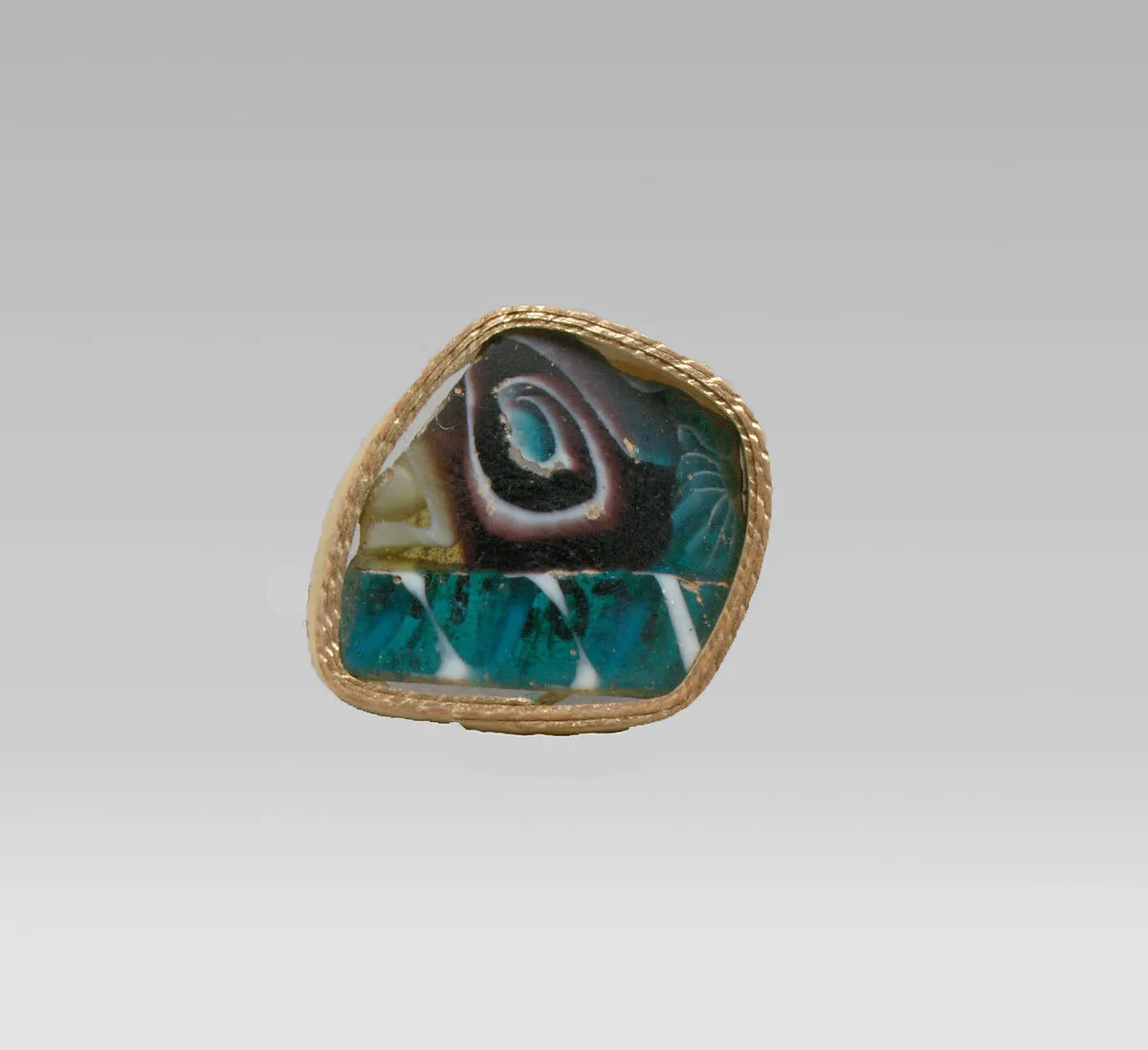 Glass mosaic bowl fragment — Unknown