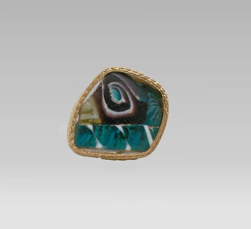 Glass mosaic bowl fragment