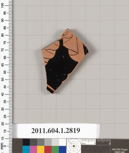Terracotta fragment of a kylix (drinking cup)