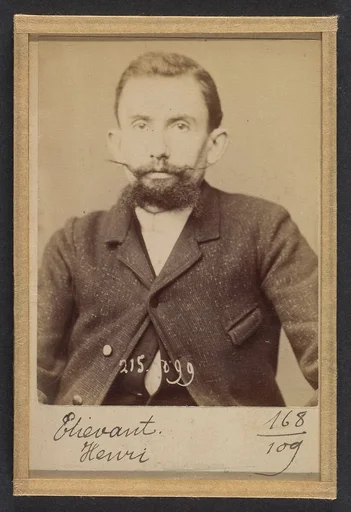 Etiévant. Henri, Achille. 32 ans, né à Flammanville (Manche). Typographe. Anarchiste. 4/3/94.