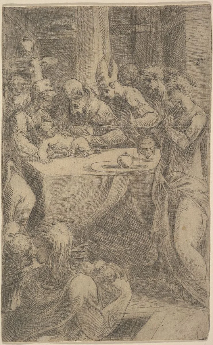The Circumcision of Christ — Andrea Schiavone (Andrea Meldola)