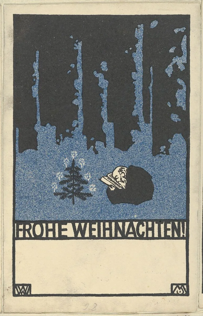 Merry Christmas! (Frohe Weihnachten!) — Wiener Werkstätte|Moriz Jung