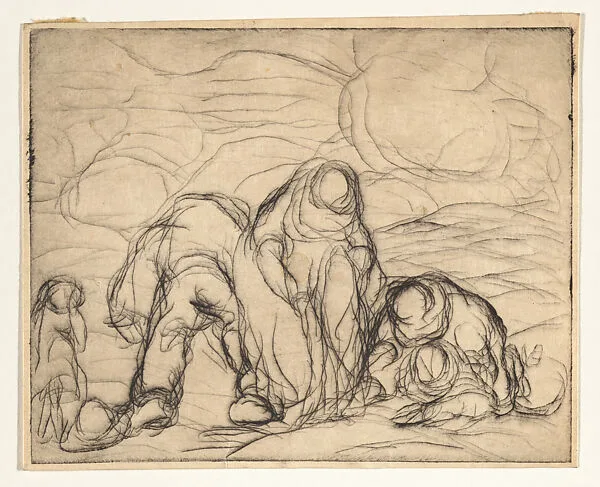 Figures in Landscape — Yasuo Kuniyoshi