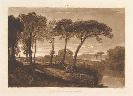 The Temple of Minerva Medica (Liber Studiorum, part V, plate 23)
