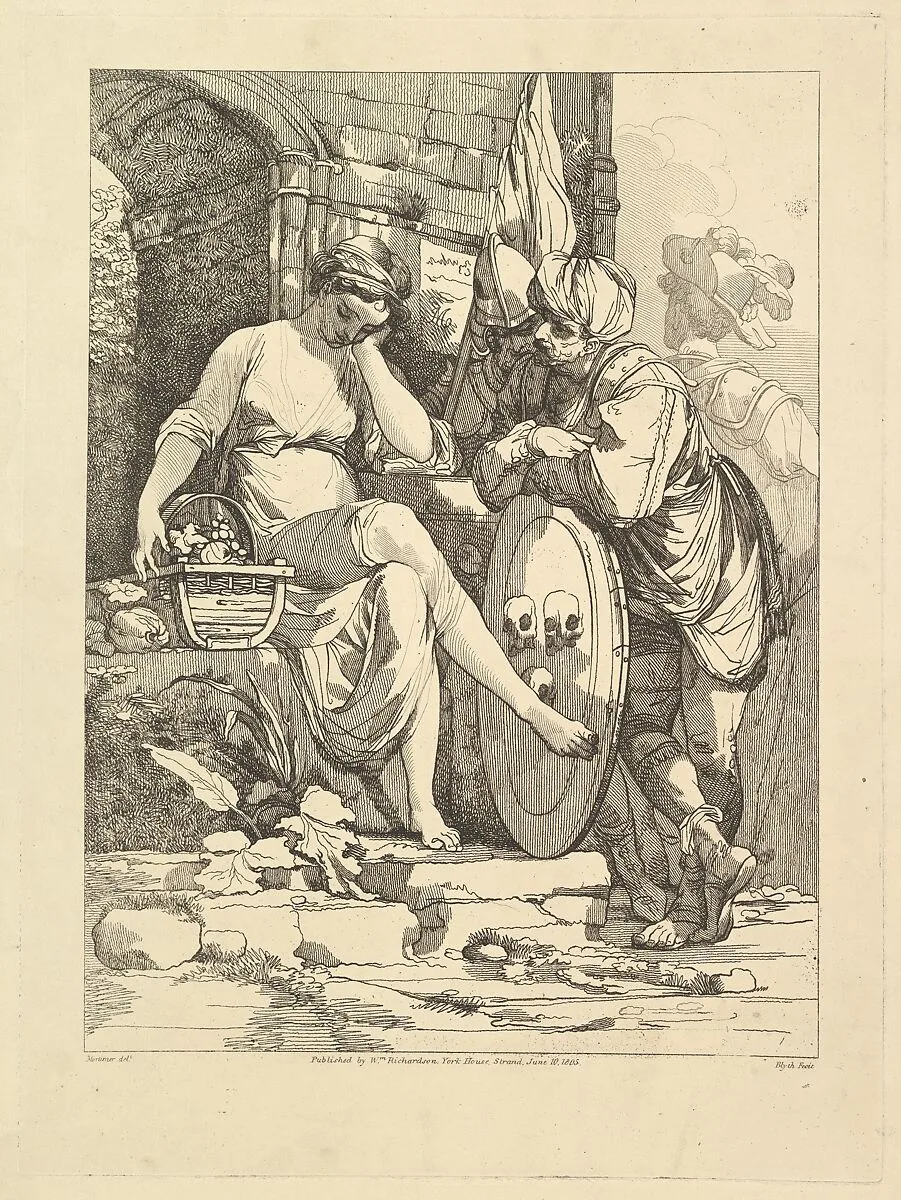 Banditti at Market — John Hamilton Mortimer|Robert Blyth|William Richardson