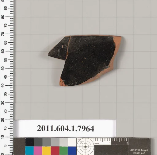 Terracotta rim fragment of a kylix (drinking cup)
