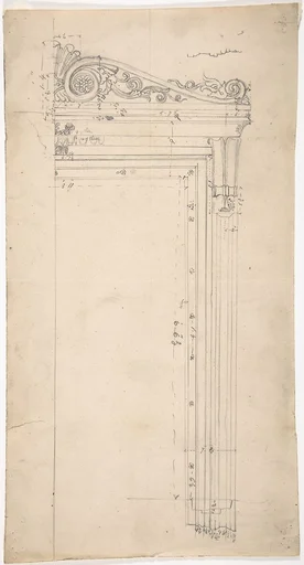 Design for a Door Frame, for 37 Tavistock Place, London