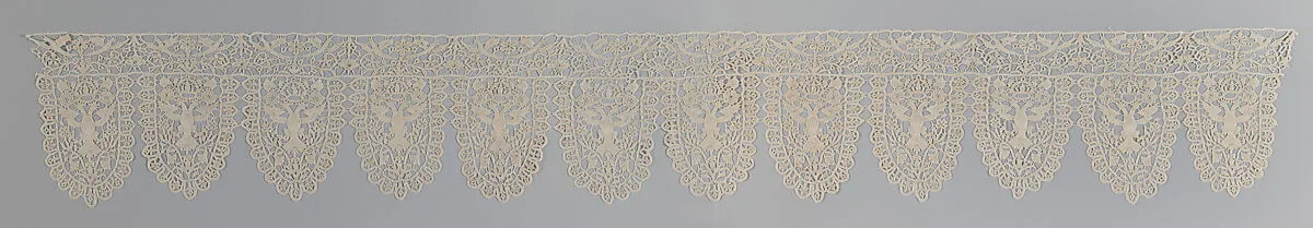 Lace border with double-headed eagle — Unknown