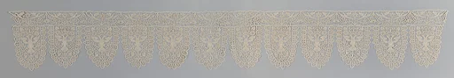 Lace border with double-headed eagle