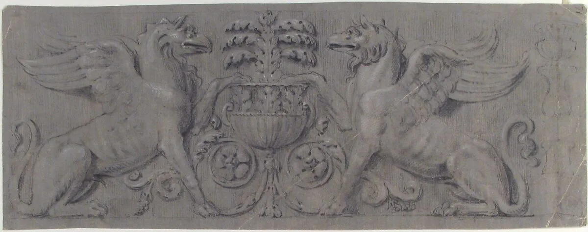 Design for a Decorative Frieze — Anonymous, French, 19th century