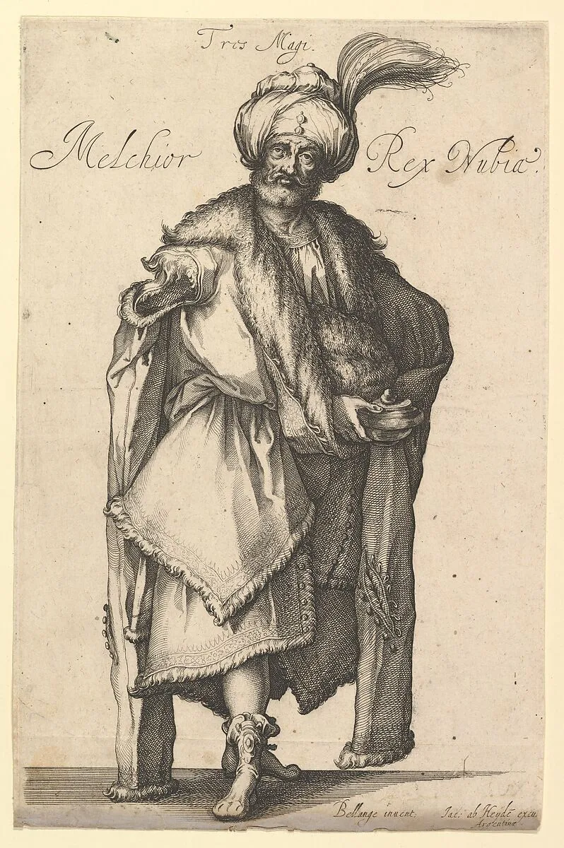 Melchior, after Three Magi series by Jacques Bellange — Matthäus Merian the Elder|Jacques Bellange|Jacob van der Heyden
