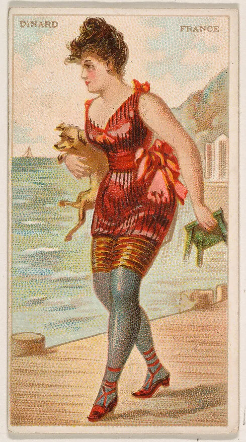 Dinard, France, from the Surf Beauties series (N232), issued by Kinney Bros. — Kinney Brothers Tobacco Company