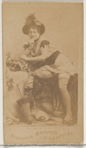 From the Actors and Actresses series (N45, Type 5) for Virginia Brights Cigarettes
