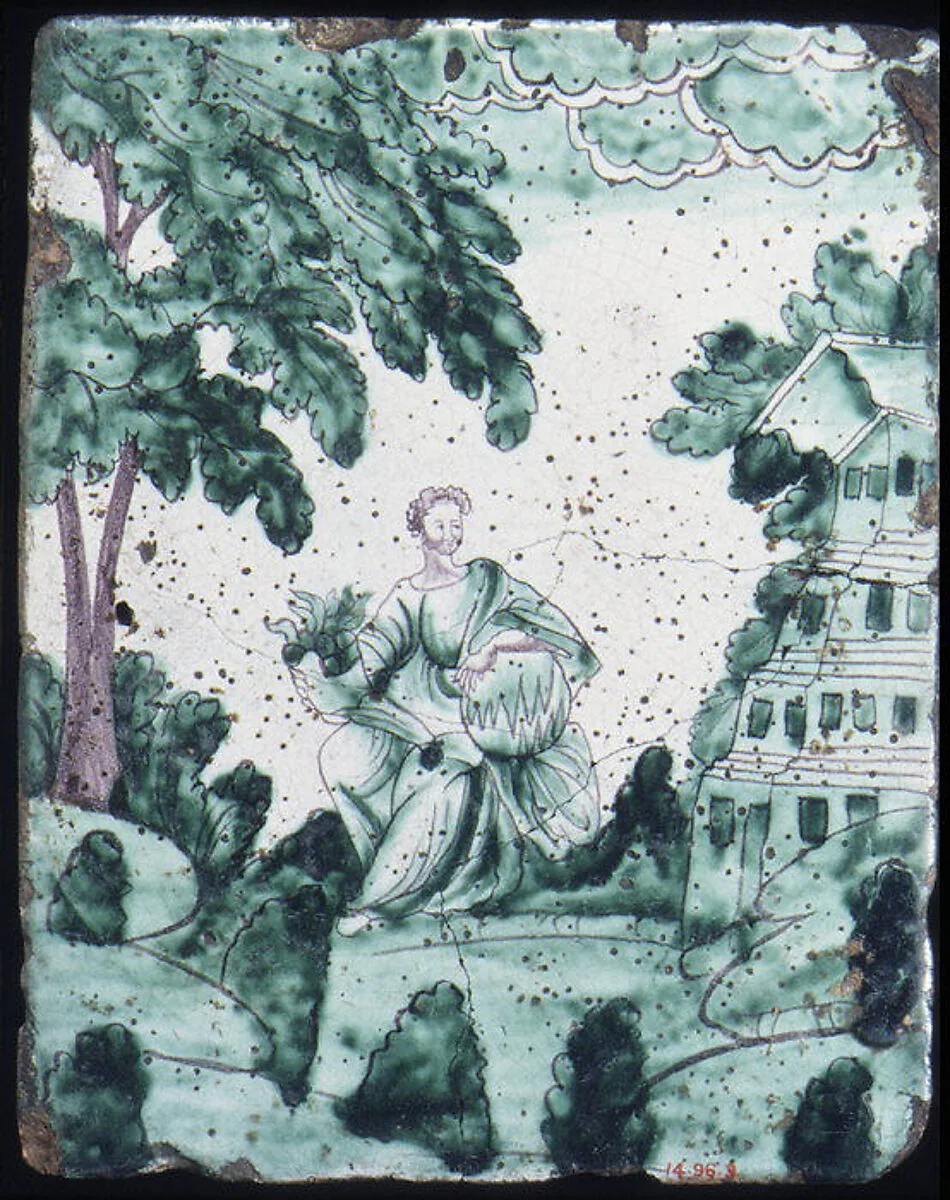 Stove tile — Unknown