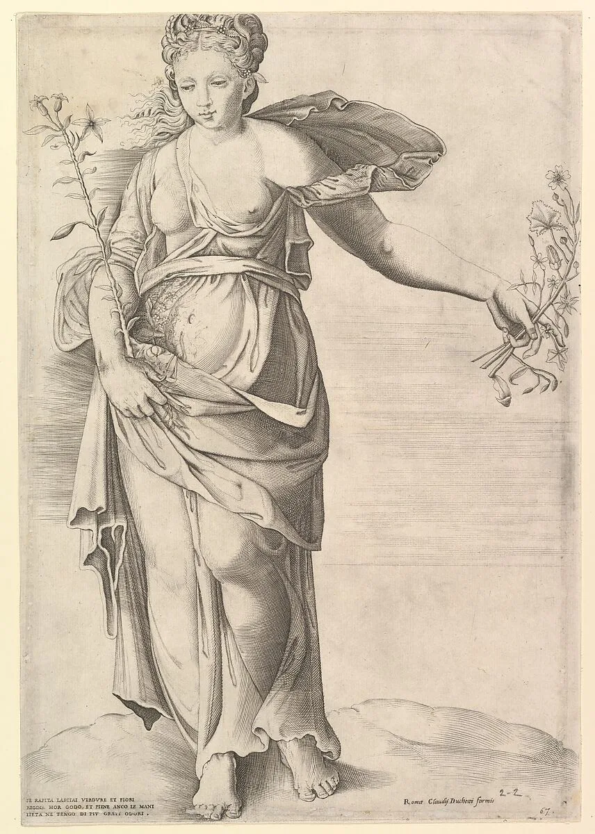 Speculum Romanae Magnificentiae: Flora — Enea Vico|Battista Franco|Anonymous, Italian, 16th century|Claudio Duchetti